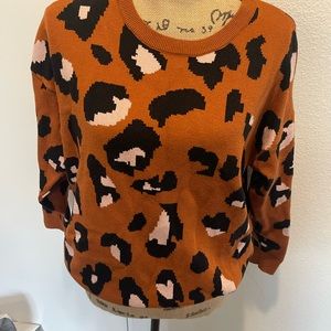 Animal Print Sweater